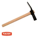 Extol Premium 15026 cseh kőműves kalapács fa nyéllel, 700 g (szeghúzóval)