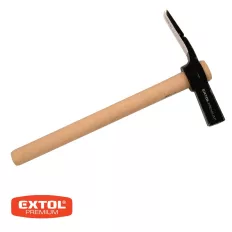   Extol Premium 15026 cseh kőműves kalapács fa nyéllel, 700 g (szeghúzóval)