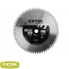   Extol Craft 19122 körfűrészlap, keményfémlapkás (fához), Ø 400x30 mm - 60T (3.8/2.5 mm vtg)