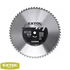   Extol Craft 19128 körfűrészlap, keményfémlapkás (fához), Ø 600x30 mm - 60T (3.8/3.0 mm vtg)