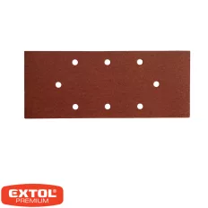   Extol Premium 243040 csiszolópapír 93x230 mm - P40, 8 lyuk (fa-fém) 10 darab