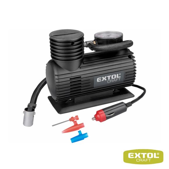 Extol Craft 252 mini autós kompresszor (12 V DC, 17 bar, olajmentes, tartály nélkül)