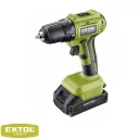 Extol Craft 402450 akkus fúró-csavarozó, 2x2Ah Li-Ion akku (max 35 Nm, 2 sebesség) (koffer)