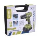 Extol Craft 402450 akkus fúró-csavarozó, 2x2Ah Li-Ion akku (max 35 Nm, 2 sebesség) (koffer)