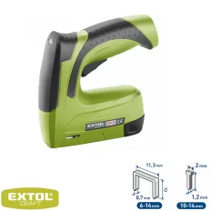 Extol Craft 402901 akkus tűzőgép - 4V Li-ion 1,3Ah