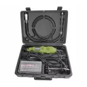 Extol Craft 404116 elektromos egyenescsiszoló, flexibilis szárral és tartozék készlettel, 130 W