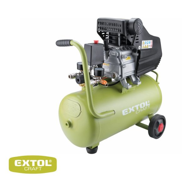 Extol Craft 418201 dugattyús kompresszor (24 liter, 1100 W, olajkenéses, egyhengeres)