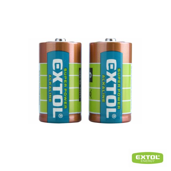 Extol Energy Super Power Alkaline elem (alkáli) C/LR14 (1.5 V) 2 db/cs.