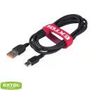 Extol Energy 42090 USB 3.0 töltő- és adatkábel, USB-A, USB-C - 1,5 m