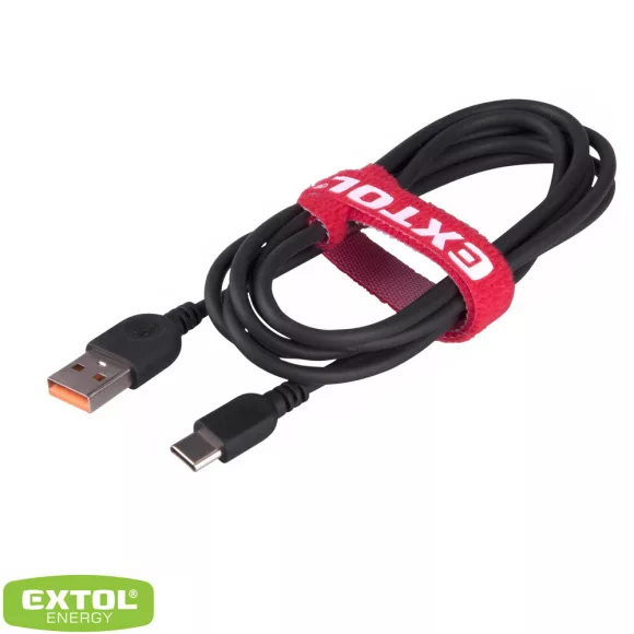 Extol Energy 42090 USB 3.0 töltő- és adatkábel, USB-A, USB-C - 1,5 m