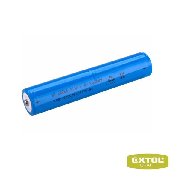 Extol Craft 43142B akkumulátor COB LED lámpához, 7.4 V - 5000 mAh