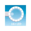 Extol Light 43163 nagyító akkus LED lámpával, 65mm -átmérő - 6x-12x nagyítás