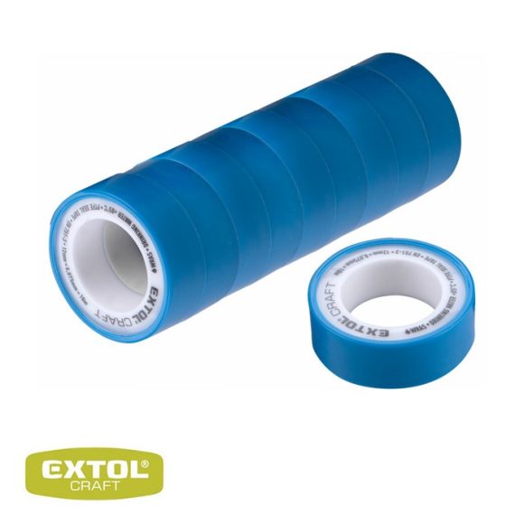 Extol Craft 47531 teflon tömítő szalag (ivóvízhez) (PTFE), 12 mm × 10 m, 10 db-os