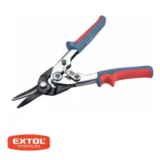   Extol Premium 48100 lemezvágó olló, egyenes és íves vágásokhoz, 255 mm