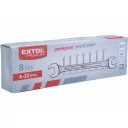 Extol Premium 6119 villás kulcs készlet (CrV), 8 db-os