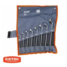   Extol Premium 6219 hajlított csillagkulcs készlet (CrV), 8 db-os