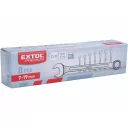 Extol Premium 6319 csillag-villás kulcs készlet (CrV), 8 db-os
