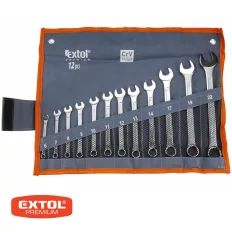   Extol Premium 6333 csillag-villás kulcs készlet (CrV), 12 db-os