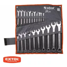   Extol Premium 6335 csillag-villás kulcs készlet (CrV), 21 db-os