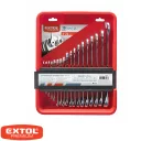 Extol Premium 6351 csillag-villás kulcs készlet 6-24 mm, CrV - 18 db (műanyag kazettában)