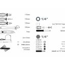 Extol Craft 6581 szerszám készlet CrV - 35 db