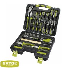   Extol Craft 6599 szerszám és dugókulcs készlet CrV - 57 db