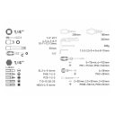 Extol Craft 6599 szerszám és dugókulcs készlet CrV - 57 db