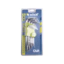 Extol Craft 66011 hosszított torx - lyukas torx kulcs készlet T10-T50, CrV - 9 db