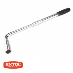   Extol Premium 6670 teleszkópos kerékkulcs, L-típusú, 1/2", 17-19mm (CrV.)