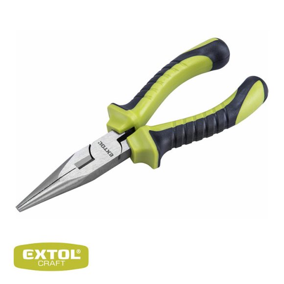 Extol Craft 7018 fékerek csőrű fogó vágóéllel (rádiófogó), 160 mm