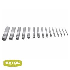 Extol Craft 76700 bőrlyukasztó készlet, 2-22 mm, 15db-os