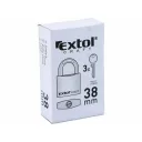 Extol Craft 77020 biztonsági vas lakat, 38 mm, 3 db kulcs