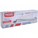 Extol Premium 8631142 hajlított csillagkulcs készlet (CrV), 12 db-os