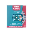 Extol Industrial 8703036 Long Life Cut univerzális gyémánttárcsa, szegmentált (beton, gránit, tégla) - 115x22,2 mm