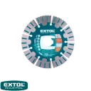 Extol Industrial 8703037 Long Life Cut univerzális gyémánttárcsa, szegmentált (beton, gránit, tégla) - 125x22,2 mm