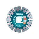 Extol Industrial 8703037 Long Life Cut univerzális gyémánttárcsa, szegmentált (beton, gránit, tégla) - 125x22,2 mm