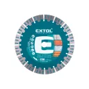 Extol Industrial 8703038 Long Life Cut univerzális gyémánttárcsa, szegmentált (beton, gránit, tégla) - 230x22,2 mm