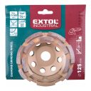 Extol Industrial 8703122 profi gyémánt csiszolókorong, kétsoros 125x22,2 mm