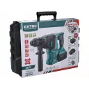 Extol Industrial 8791816 SDS-Plus akkus fúró-vésőkalapács 2,6J - Share20V Li-Ion (4Ah akkuval, töltővel)