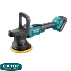   Extol Industrial 8791844 akkus excenteres polírozógép - 150 mm (1x 2Ah akku, töltő)