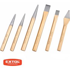   Extol Premium 8801820 lyukasztó-pontozó-véső készlet, 6db-os