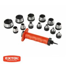   Extol Premium 8801850 lyukasztó készlet pontozóval, 5-35 mm, 14db-os