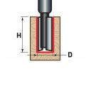 Extol Premium 8802116 egyenes horonymaró, keményfém lapkás D16×H25