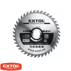   Extol Premium 8803202 körfűrészlap, keményfémlapkás (fához), Ø 115x22,2 mm - 24T (2.6/1.3 mm vtg)