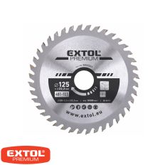   Extol Premium 8803207 körfűrészlap, keményfémlapkás (fához), Ø 125x22,2 mm - 40T (2.6/1.4 mm vtg)