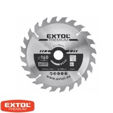   Extol Premium 8803213 körfűrészlap, keményfémlapkás (fához), Ø 160x20 mm - 24T (2.8/2 mm vtg)