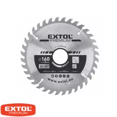   Extol Premium 8803215 körfűrészlap, keményfémlapkás (fához), Ø 160x30 mm - 36T (2.8/2 mm vtg)