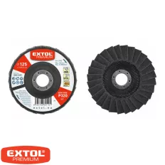  Extol Premium 8803385 lamellás vlies csiszolótányér, kúpos, 125x22,2 - P320