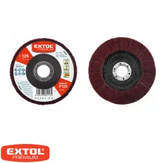   Extol Premium 8803391 lamellás vlies csiszolótányér, kúpos, 125x22,2 - P120