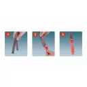 Extol Premium 8803500 kétoldalas kézi csiszoló (keskeny), cserélhető csiszolólappal, 270 mm